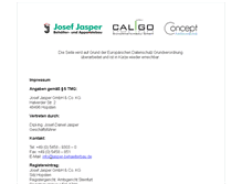 Tablet Screenshot of jasper-behaelterbau.de